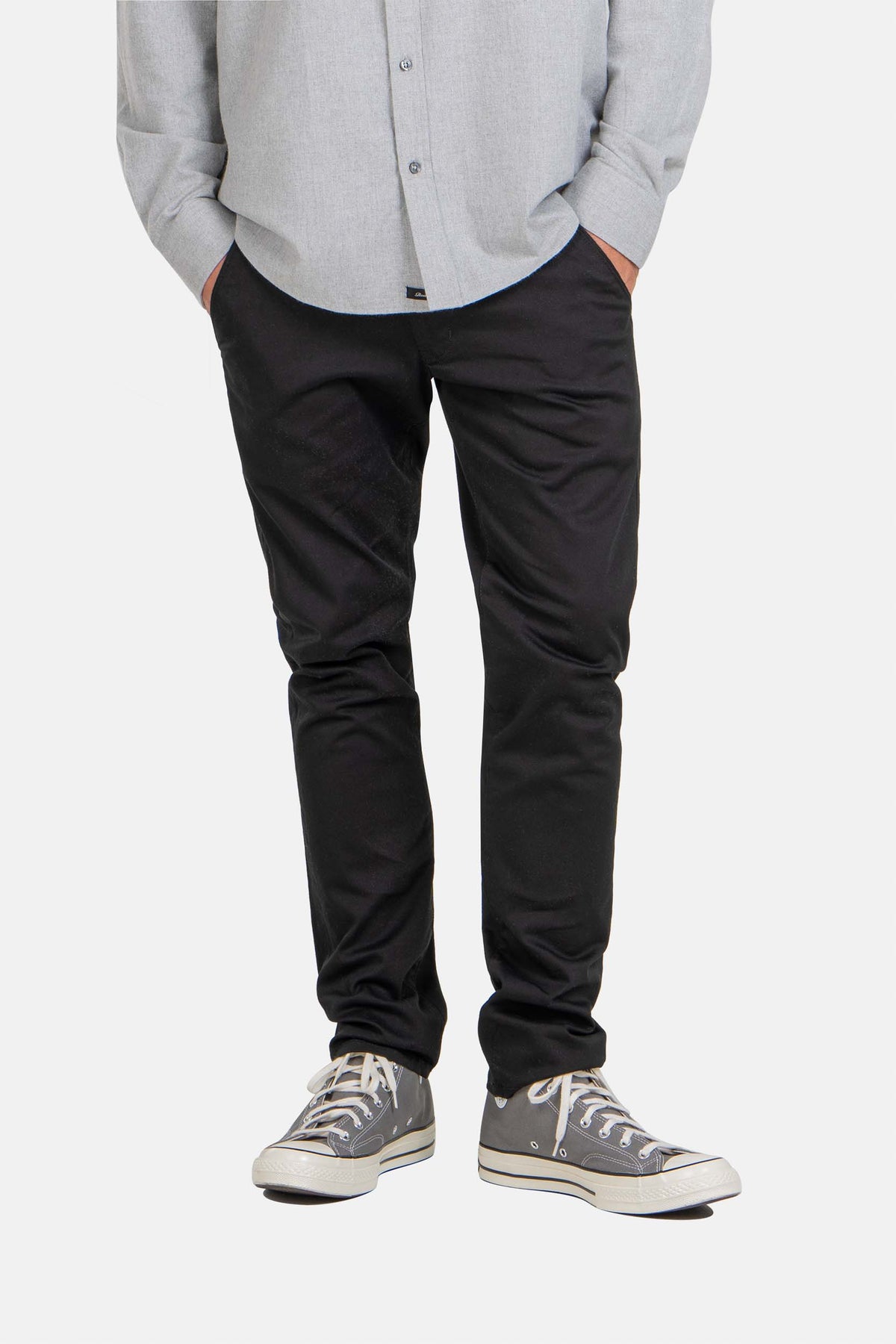 Flex Tapered Chino Black