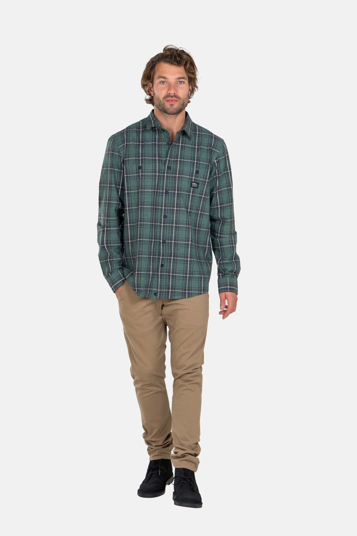 Flex Tapered Chino Dark Sand