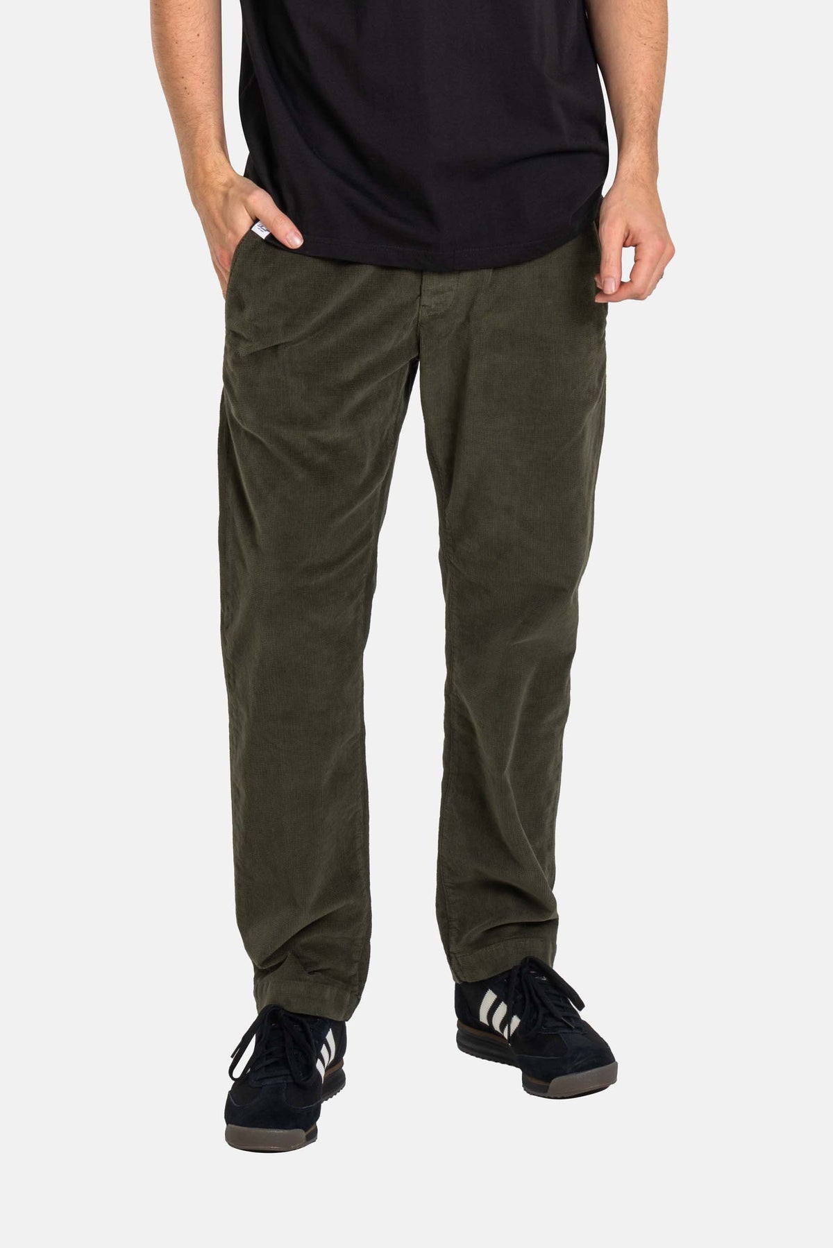 Reflex Loose Chino Olive Square Cord