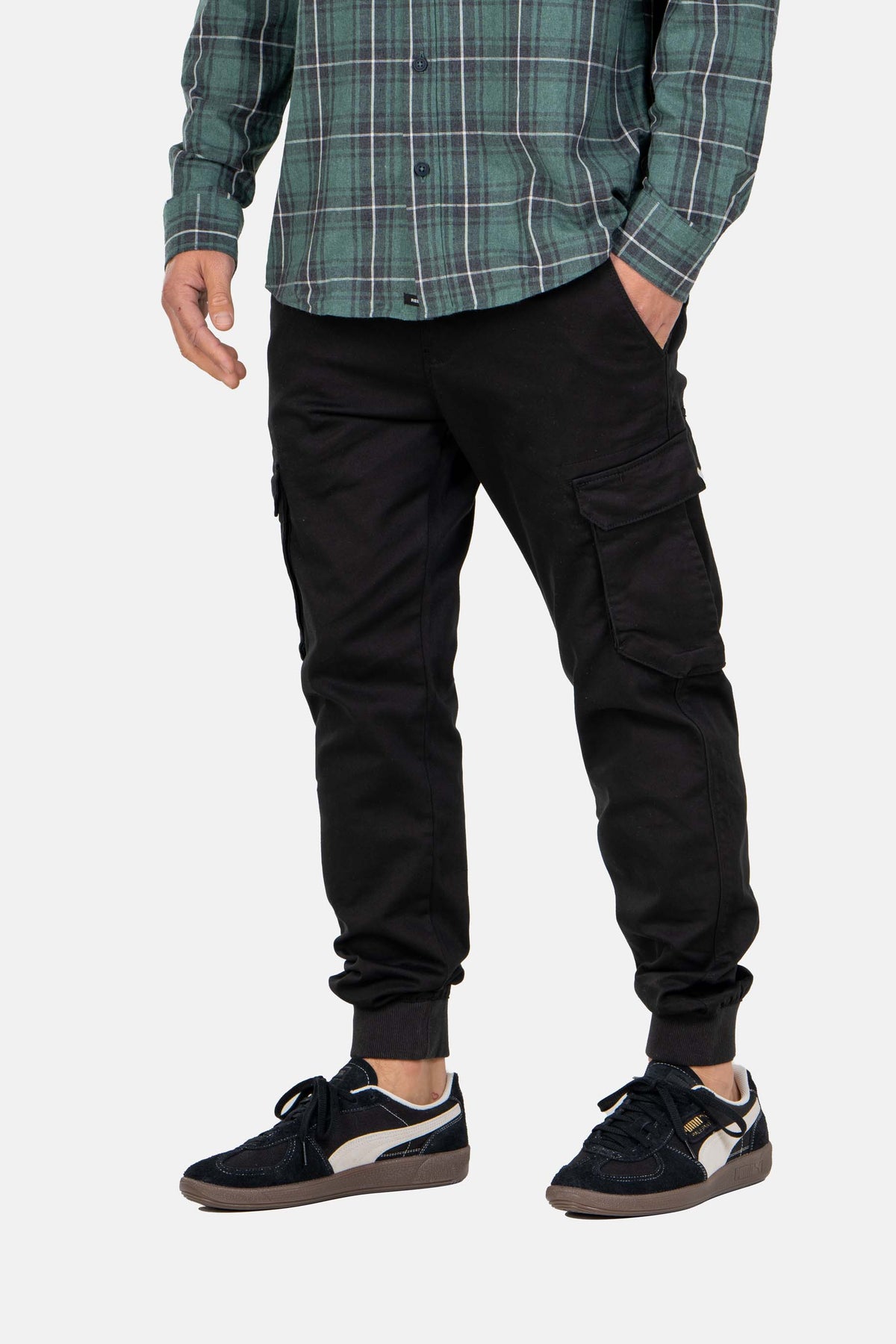 Reflex Rib Cargo Black