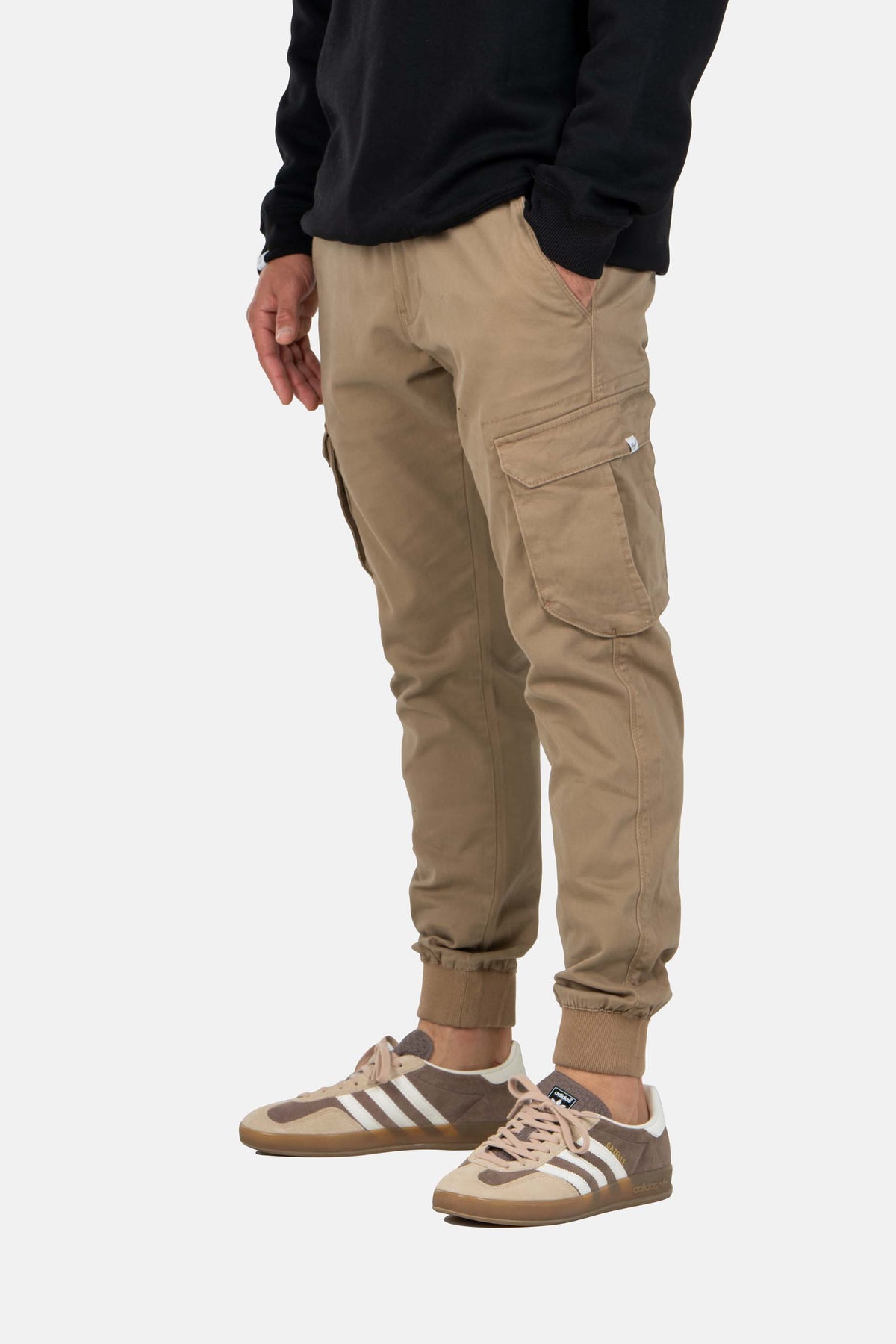 Reflex Rib Cargo Dark Sand