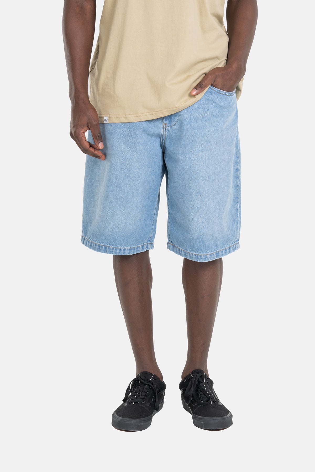 Solid Short Light Blue