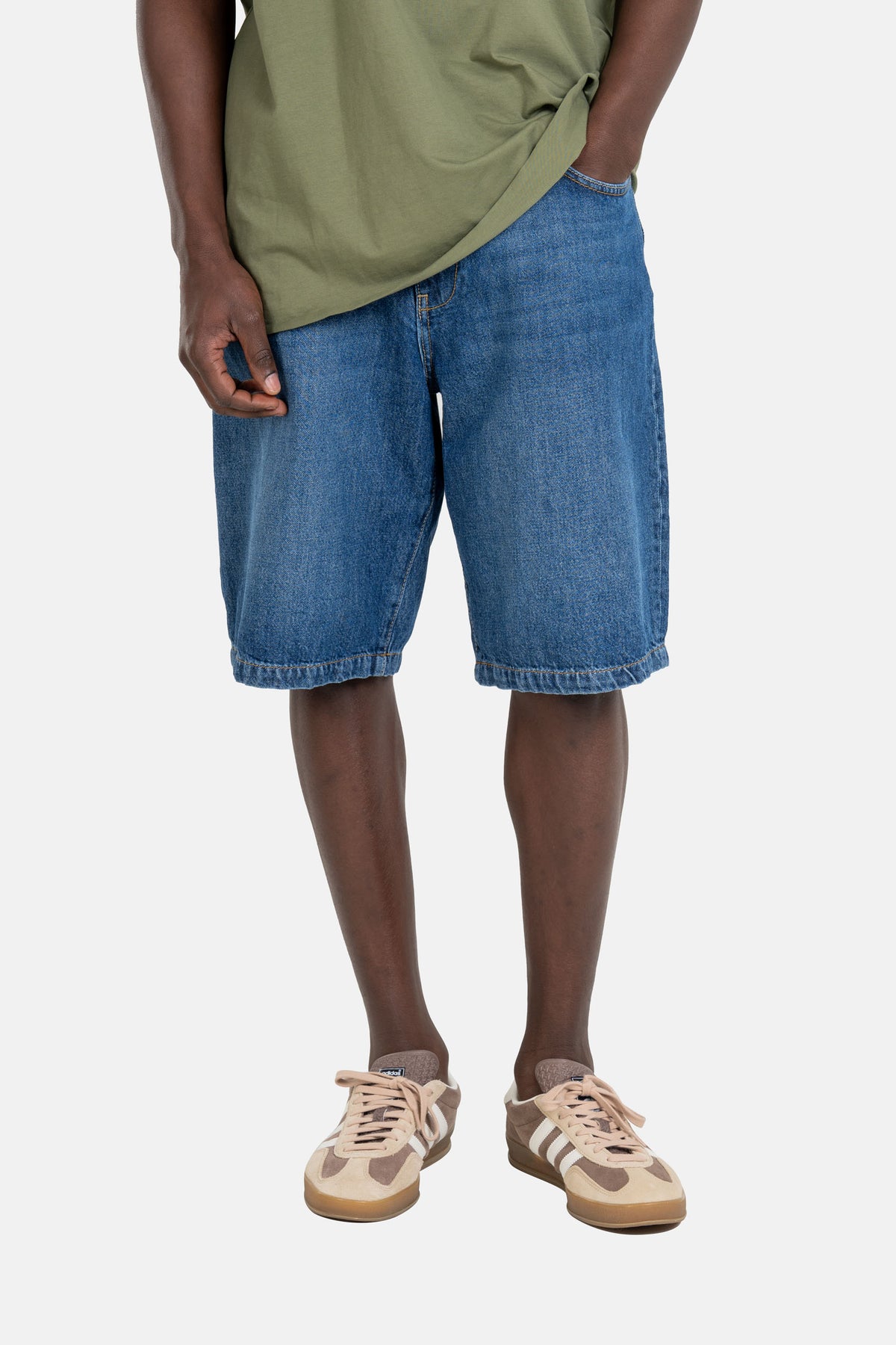 Solid Short Retro Blue