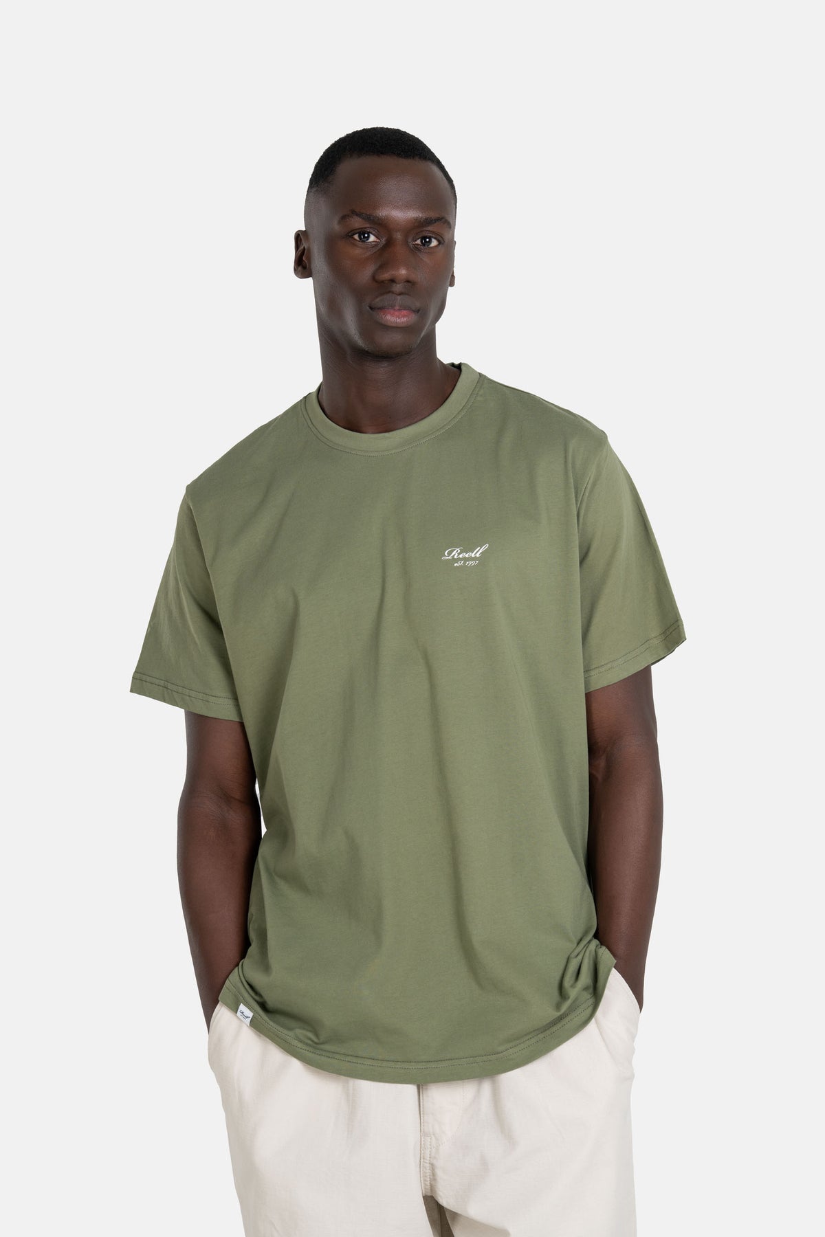 Staple Logo T-Shirt Olive