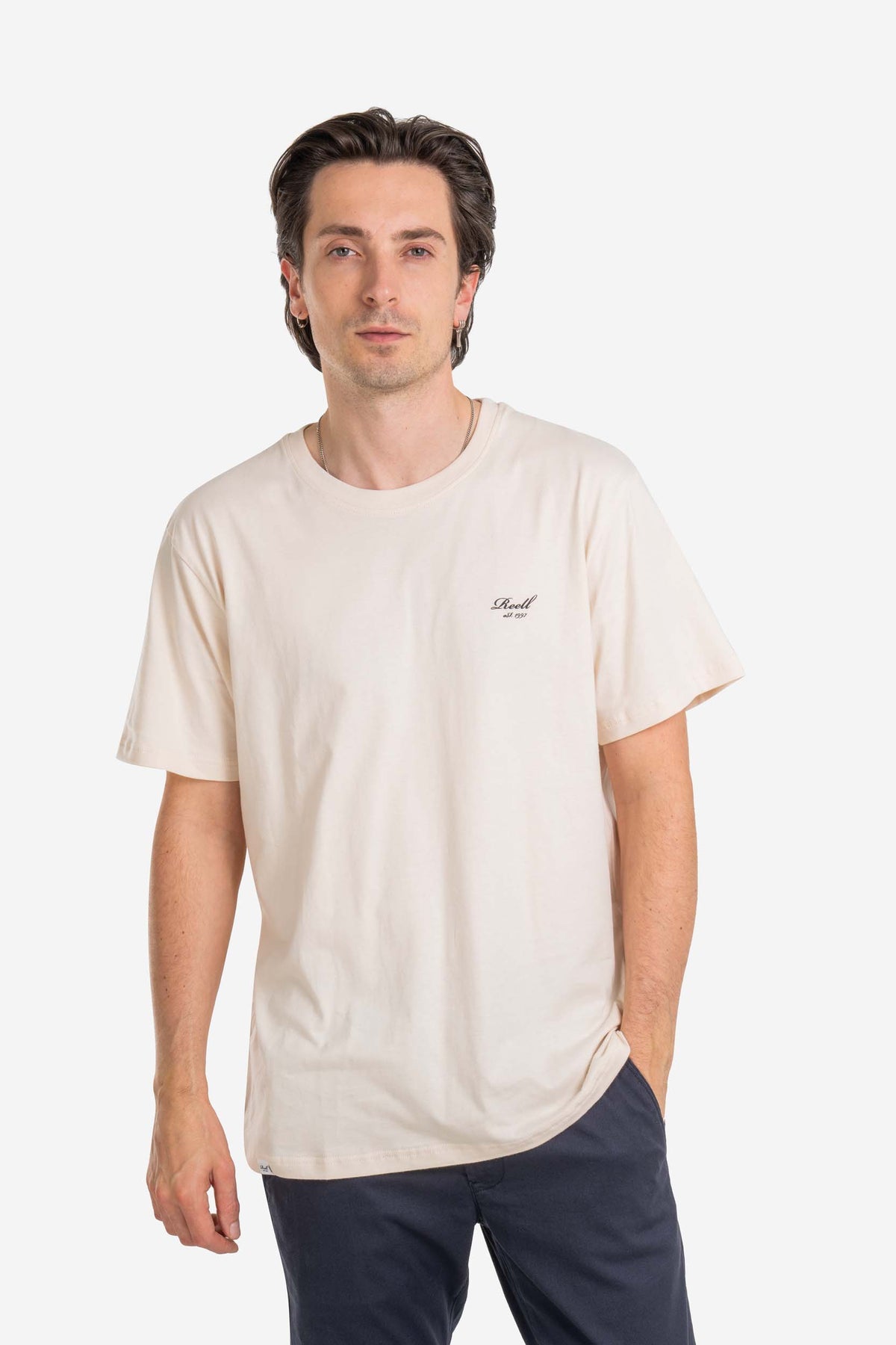 Staple Logo T-Shirt Silver Peony