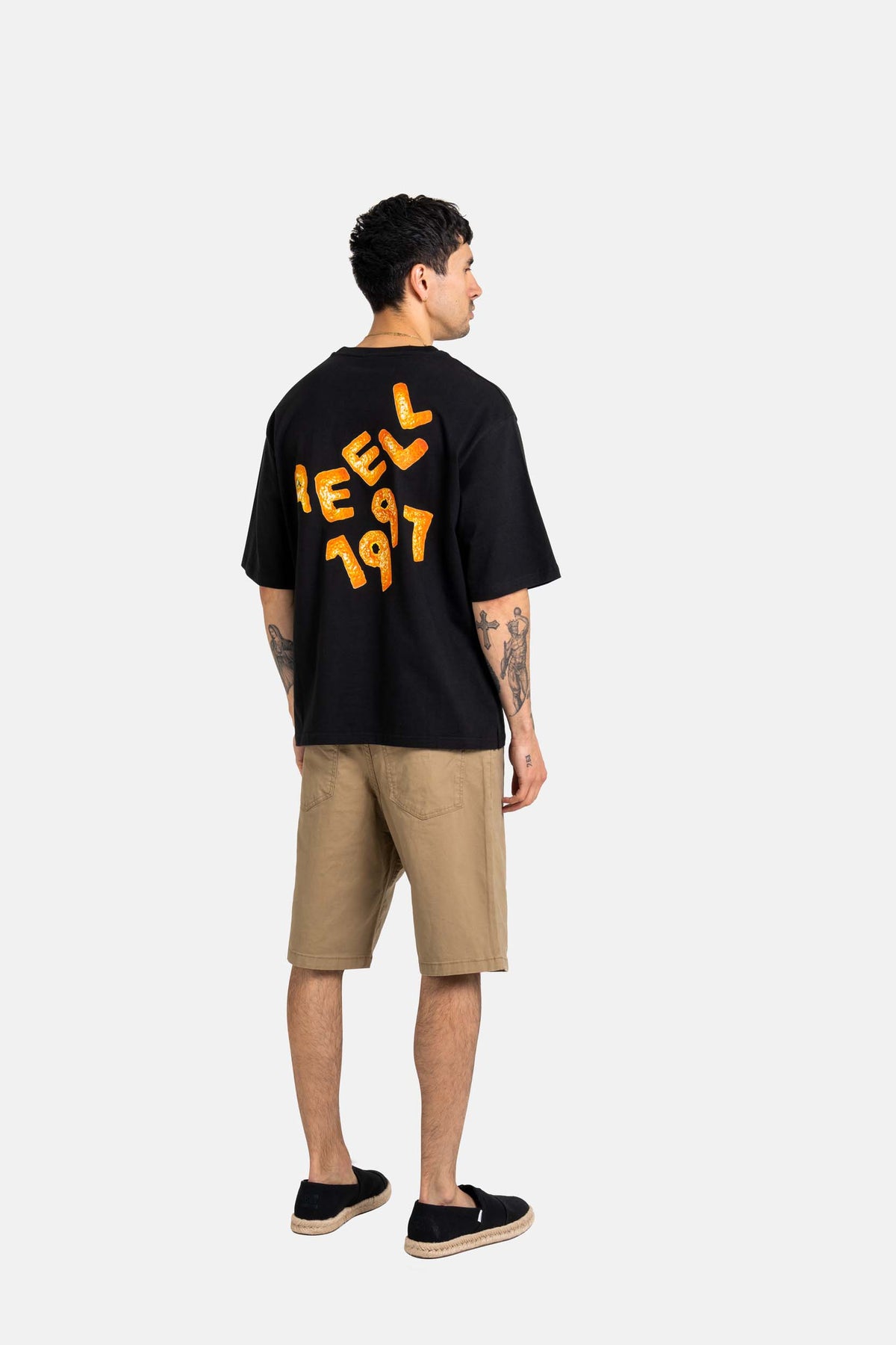 Orange Peel T-Shirt Deep Black