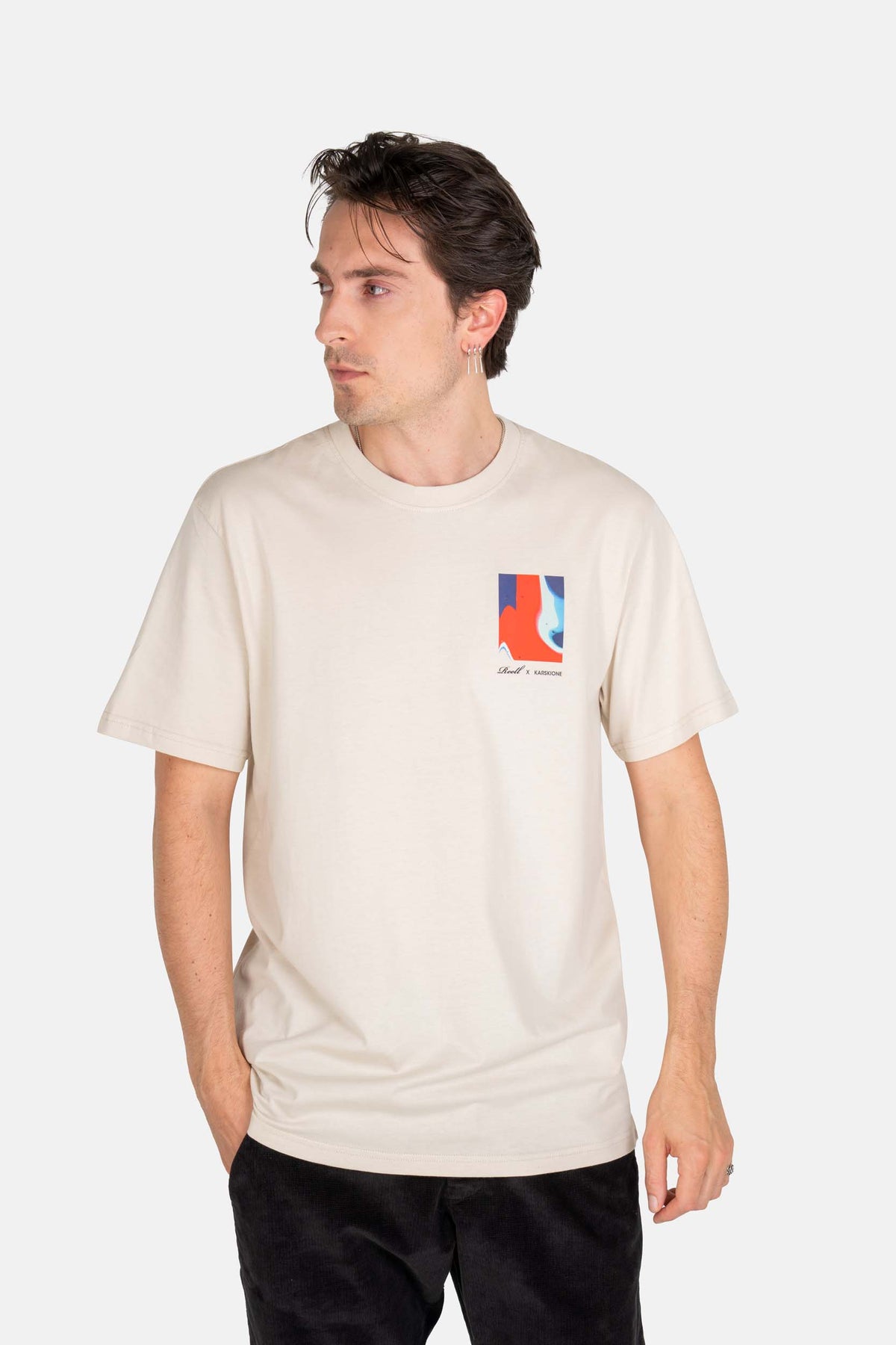 Reell x Karskione T-Shirt Oatmeal