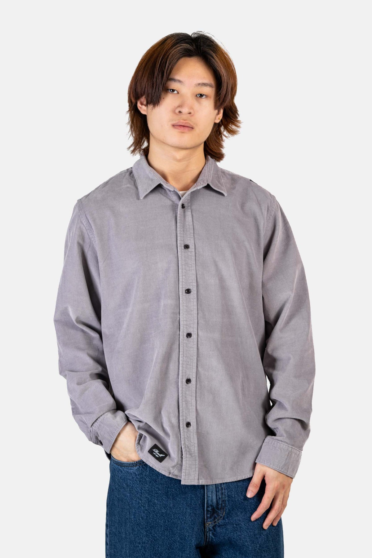 Strike Shirt Grey Purple