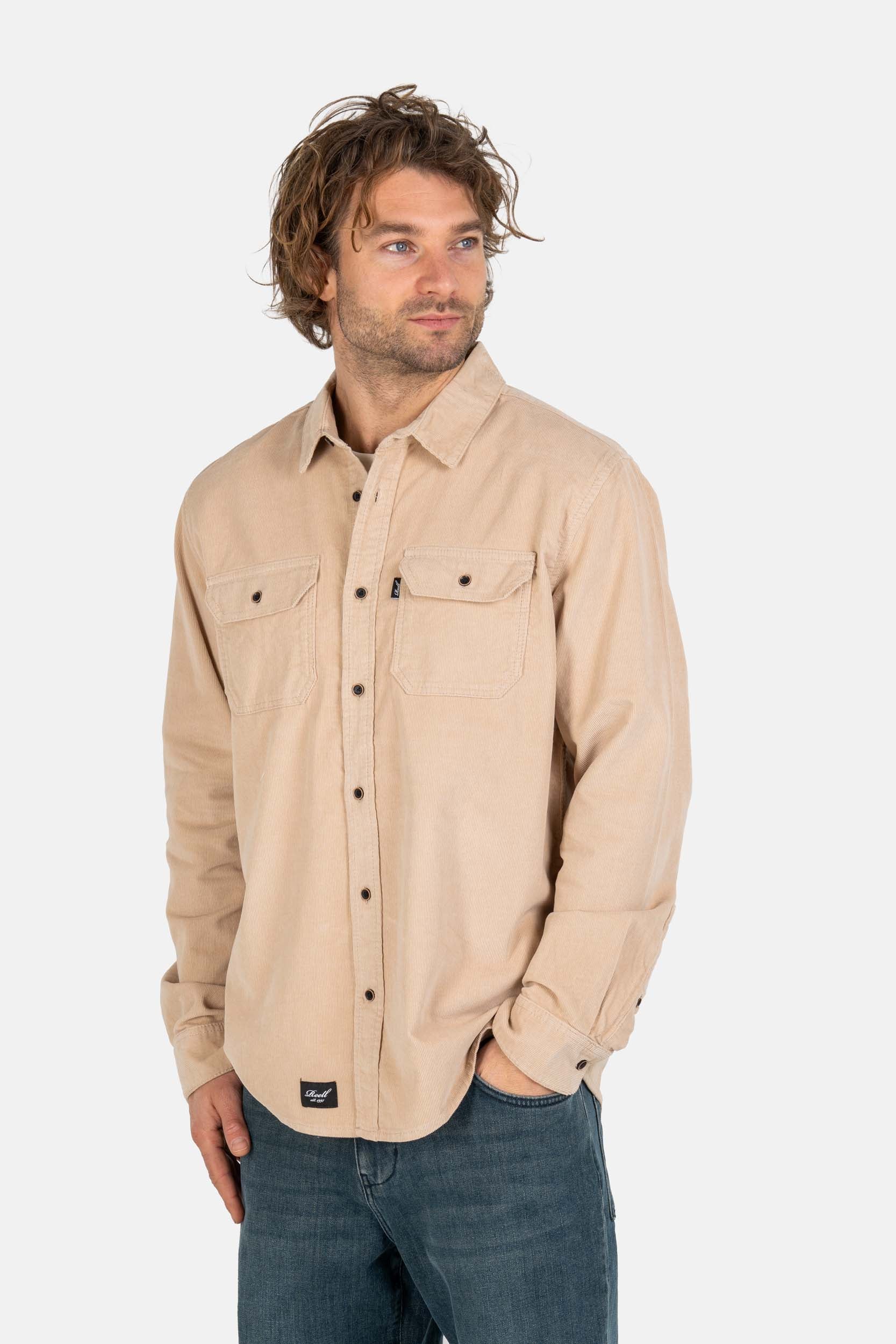 Dual Cord Shirt Cashew Sand
