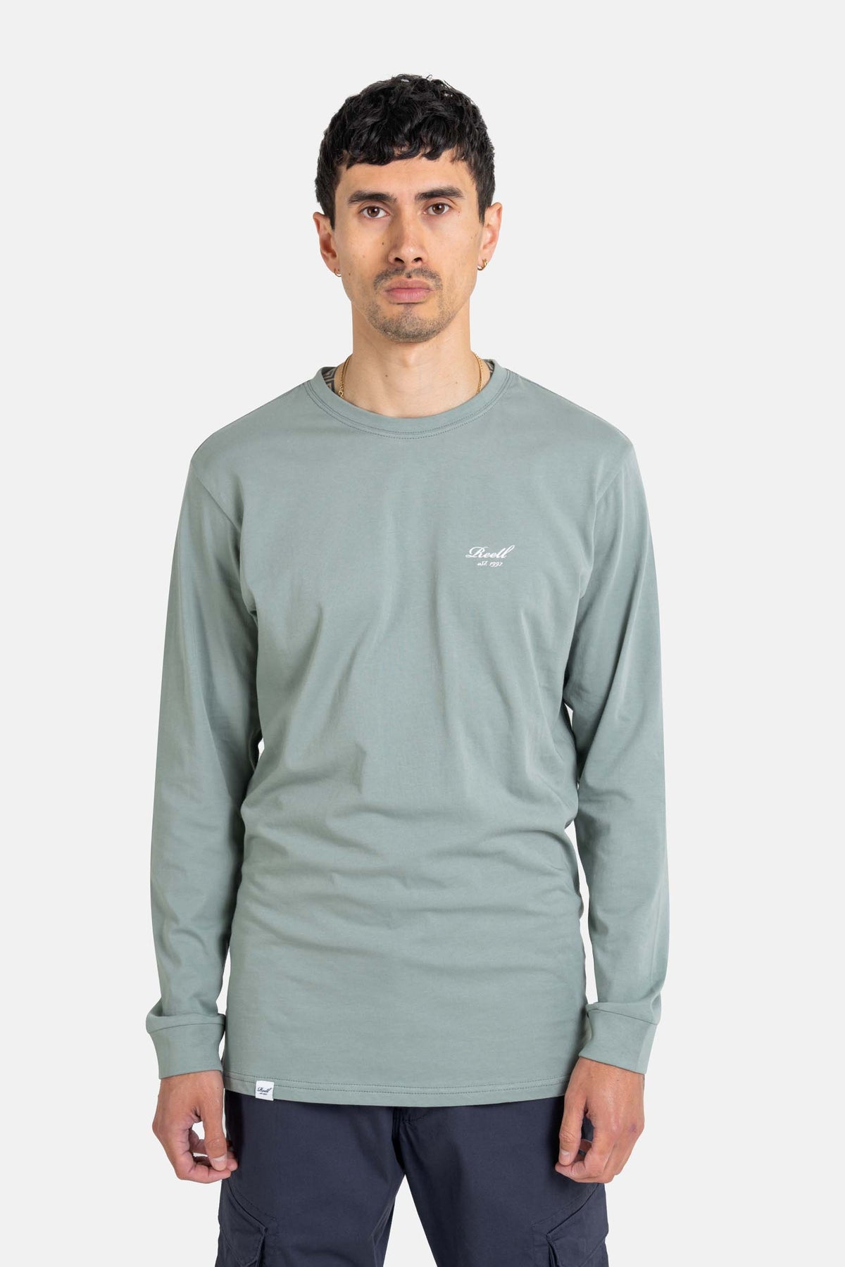 Staple Logo Longsleeve Chinois Green