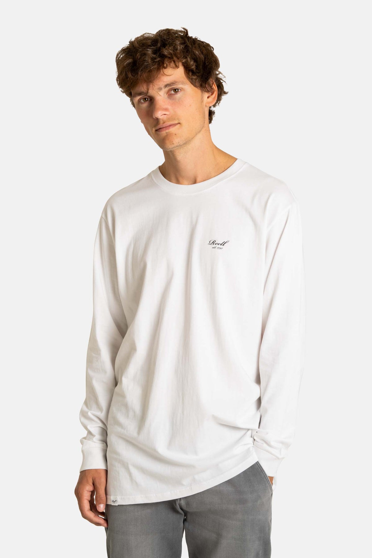 Staple Logo Longsleeve Snow White