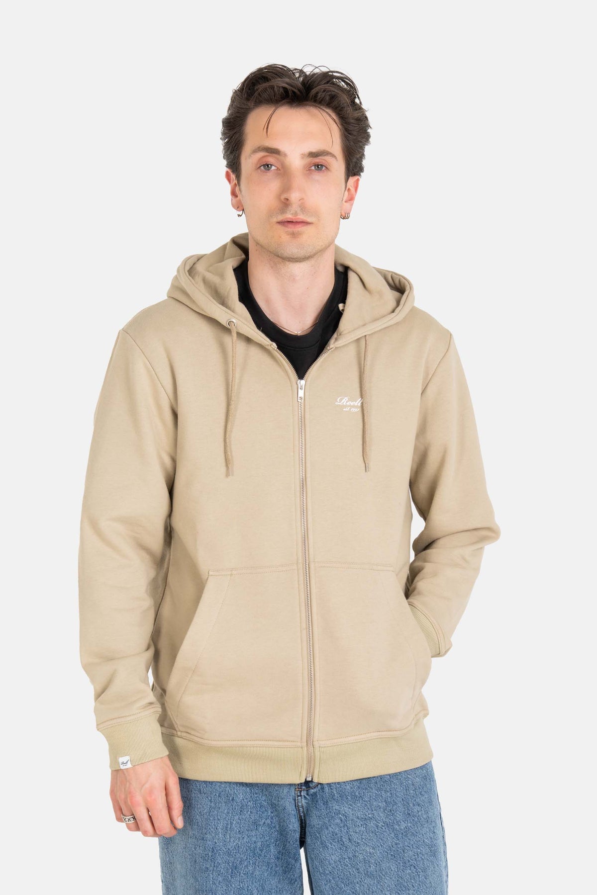 Staple Terry Zip Hoodie Eucalyptus