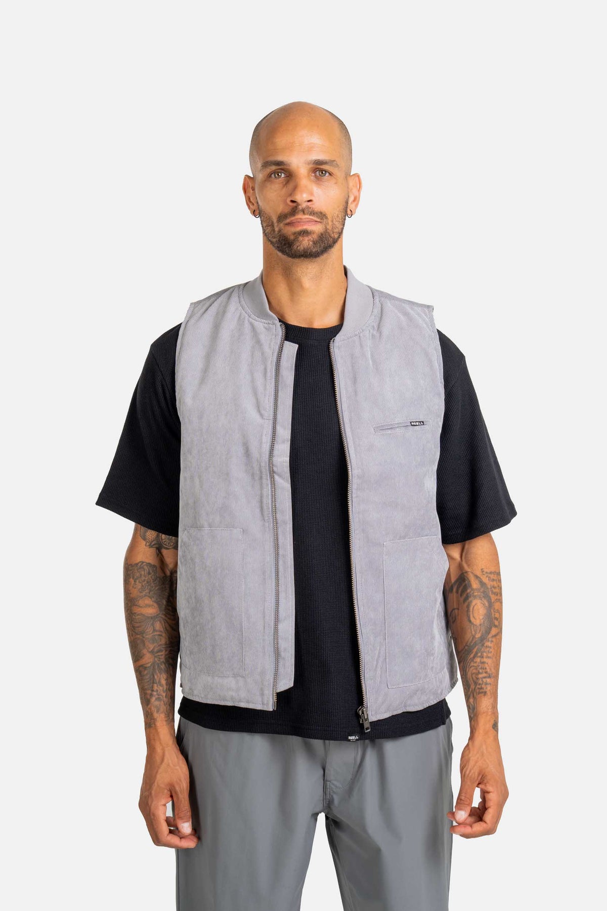Carver Vest Stone Grey