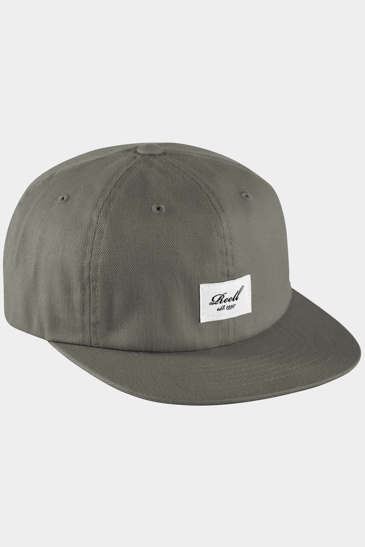Flat 6-Panel Cap Charcoal