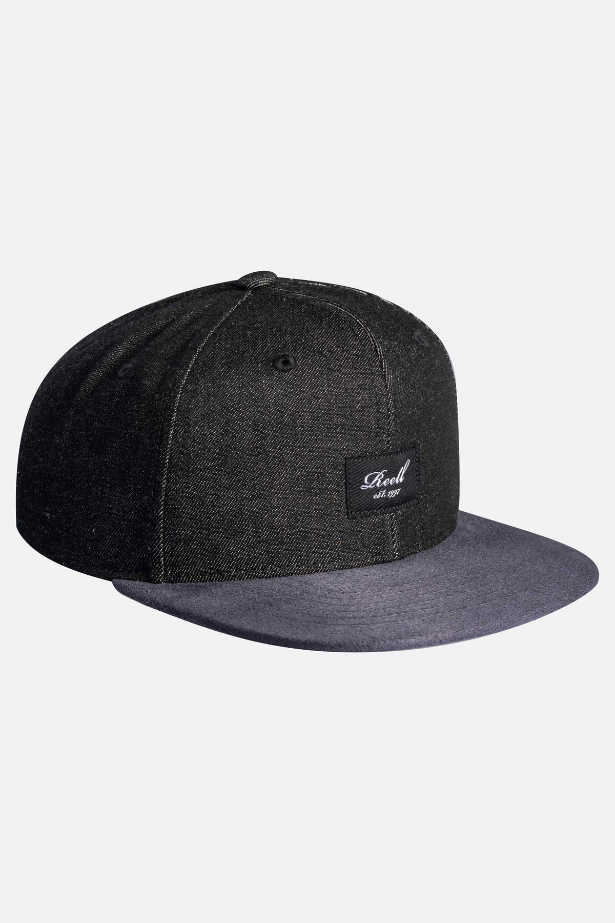 Suede Cap Black Denim