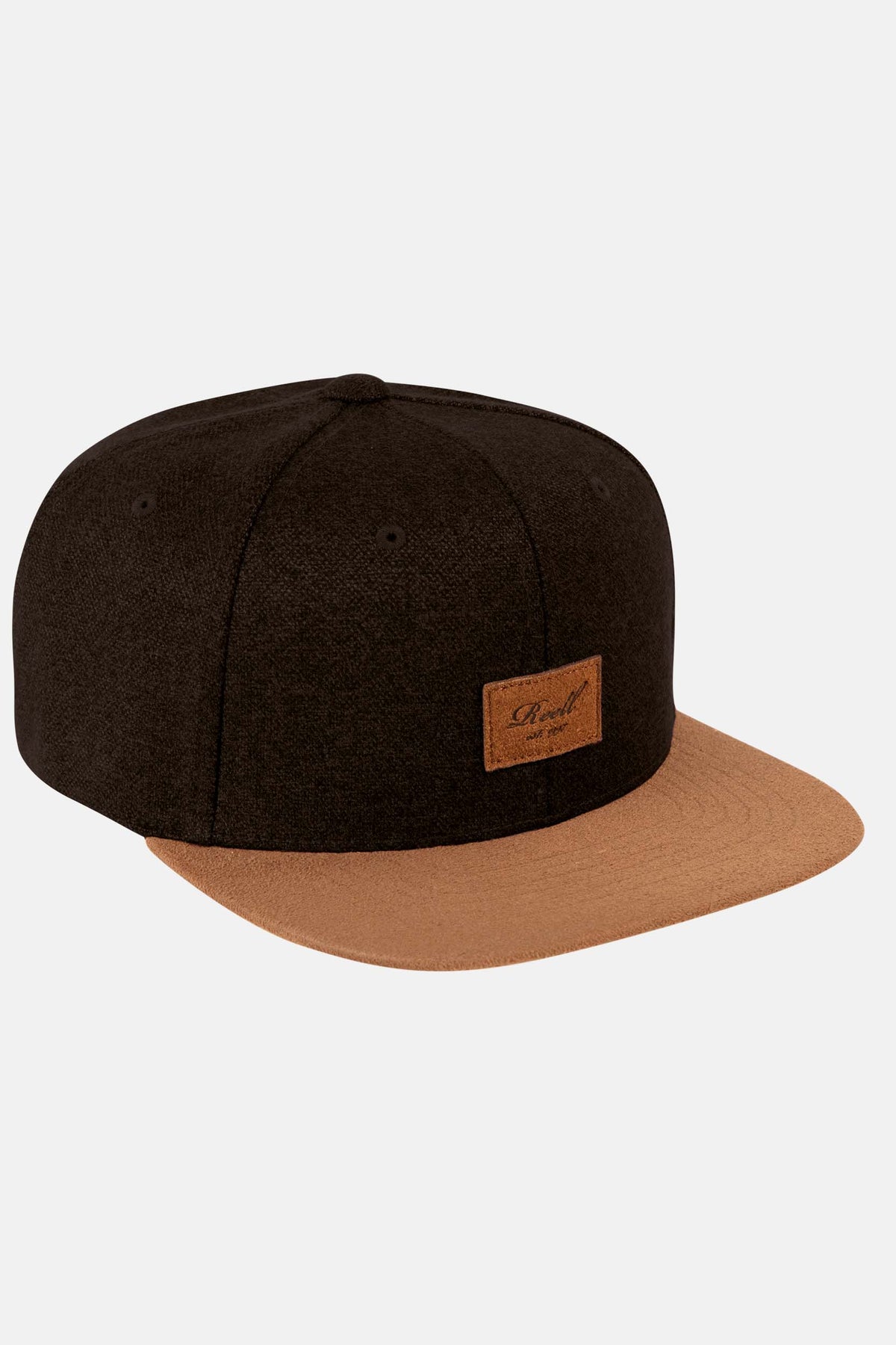 Suede Cap Dark Brown Tweed