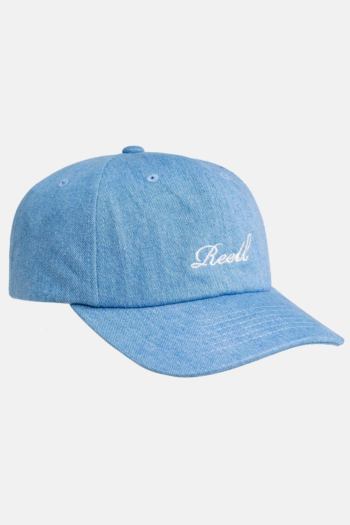 Single Script Cap Light Blue Denim