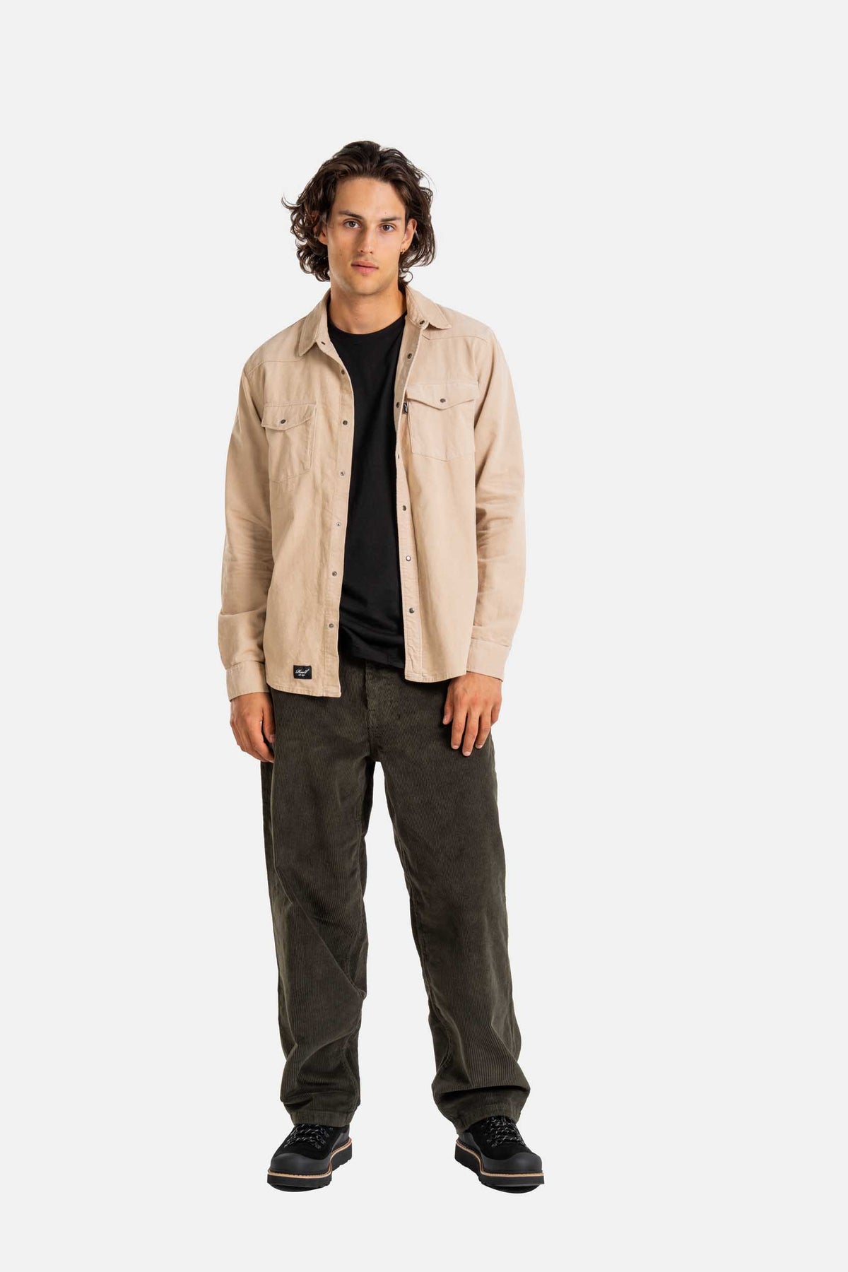 Baggy Dark Green Cord