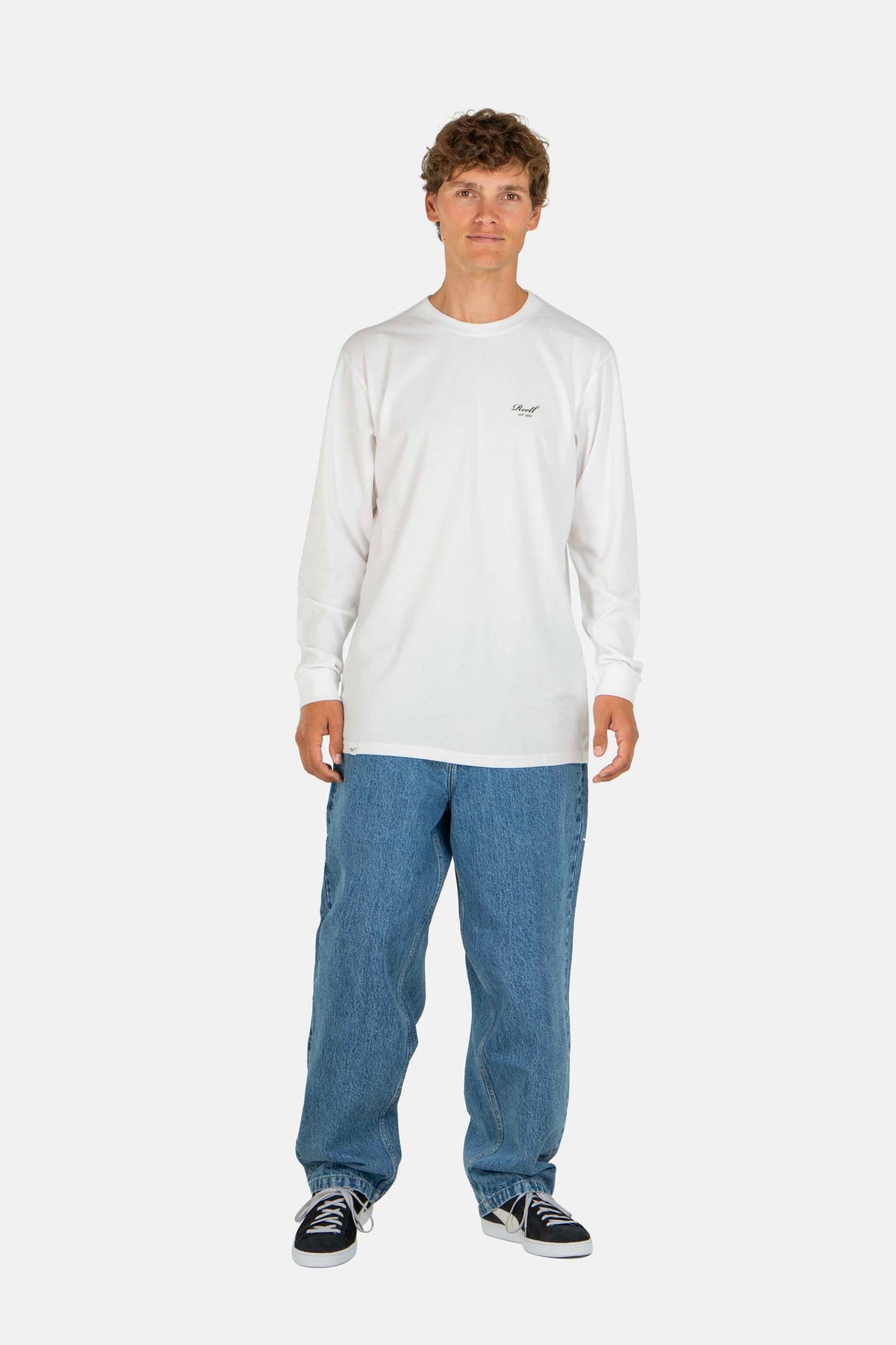 Organic Baggy Vintage Smoke Blue