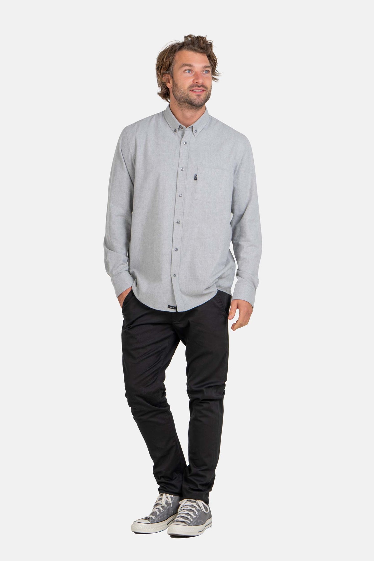 Flex Tapered Chino Black