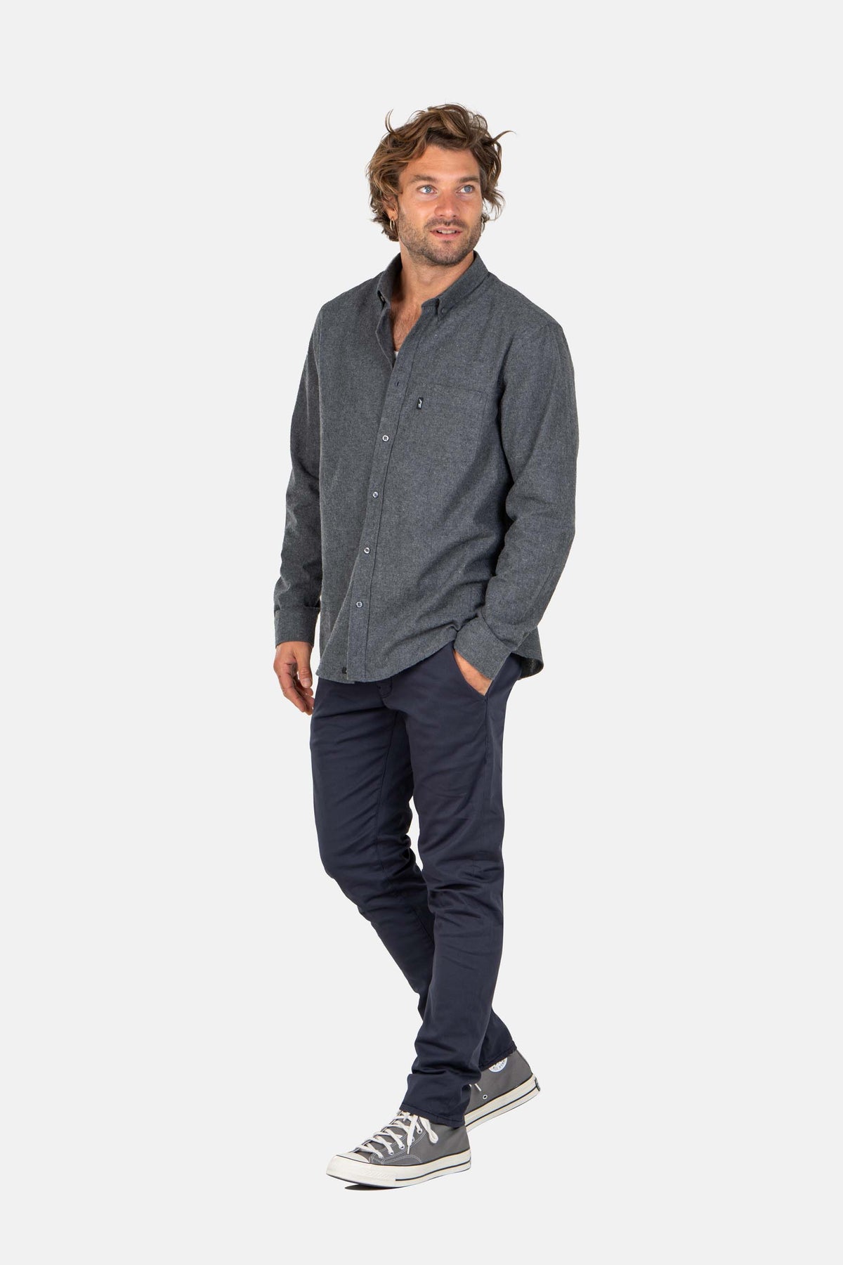 Flex Tapered Chino Navy