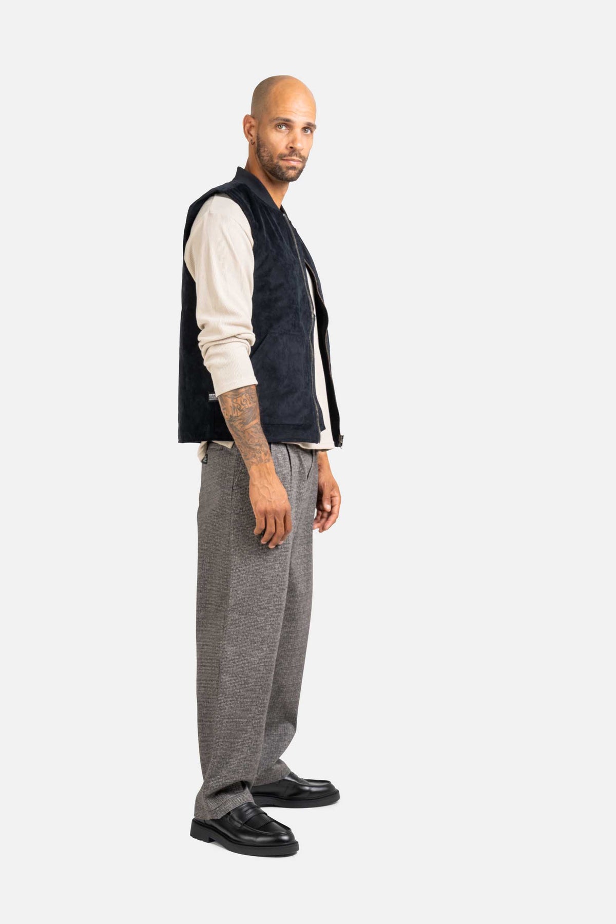 Bowie Chino Stone Check