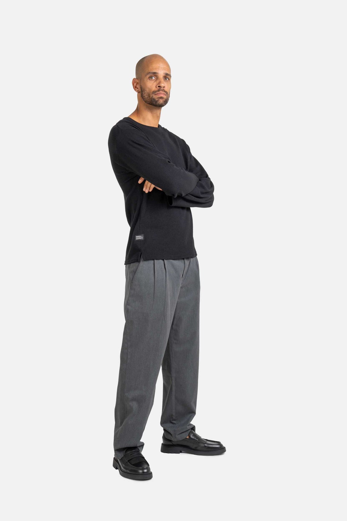 Bowie Chino Mid Grey Cottonwool