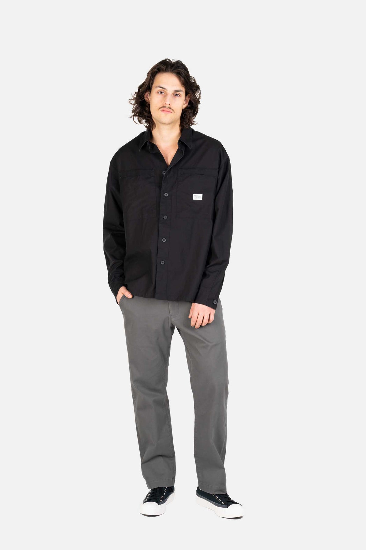Reflex Loose Chino Vulcan Grey