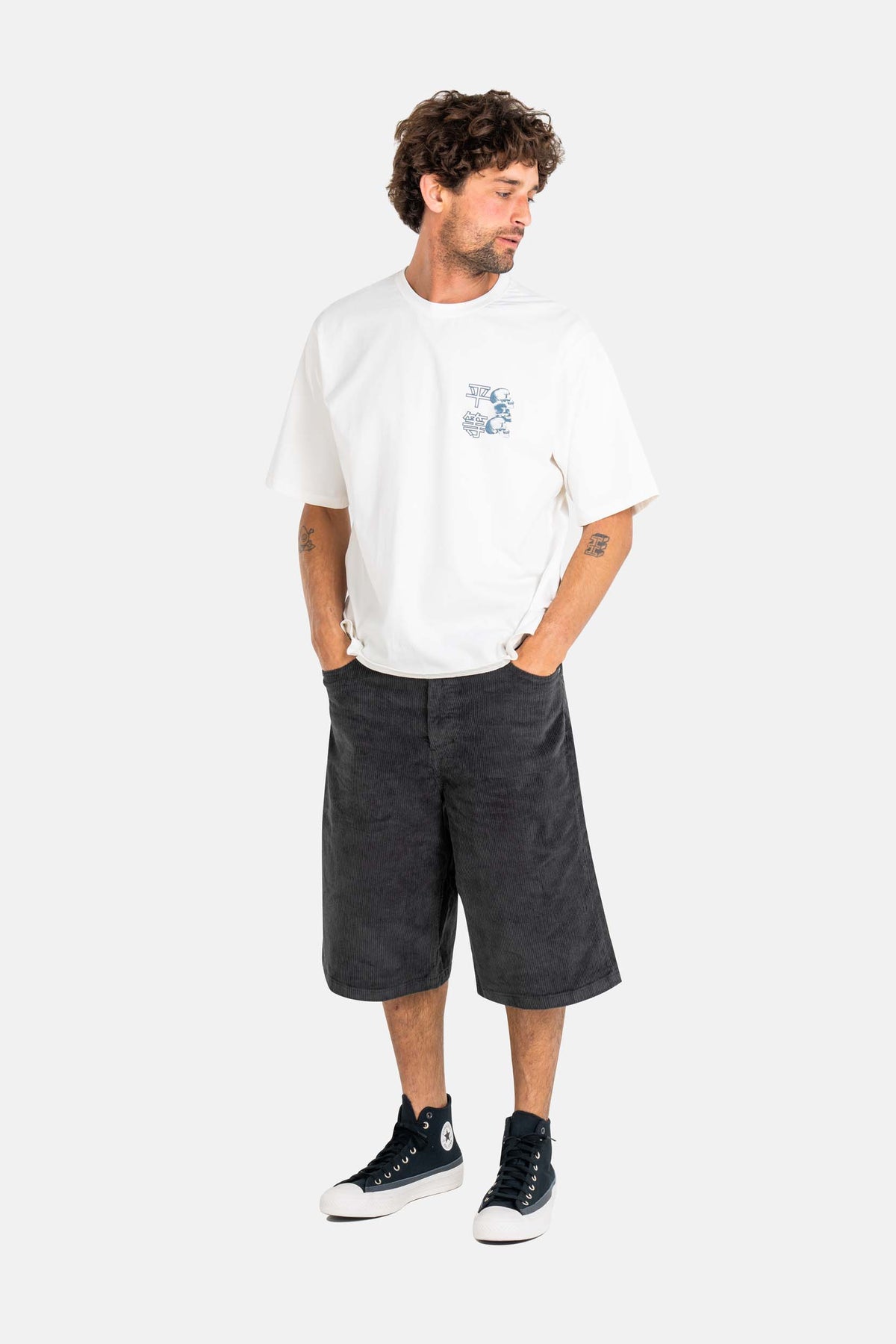 Belmont Short Vulcan Grey Cord