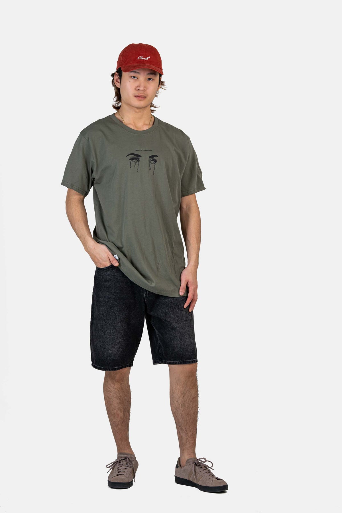 Solid Short Black Wash