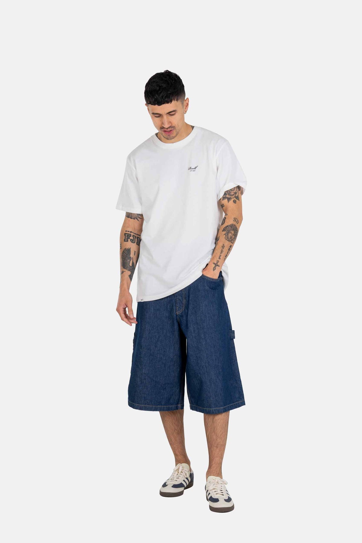 Belmont Worker Short Steel Blue