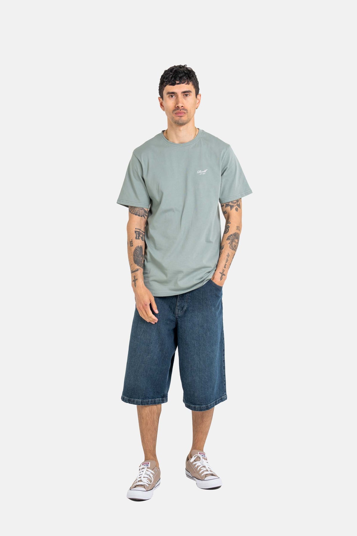 Staple Logo T-Shirt Chinois Green
