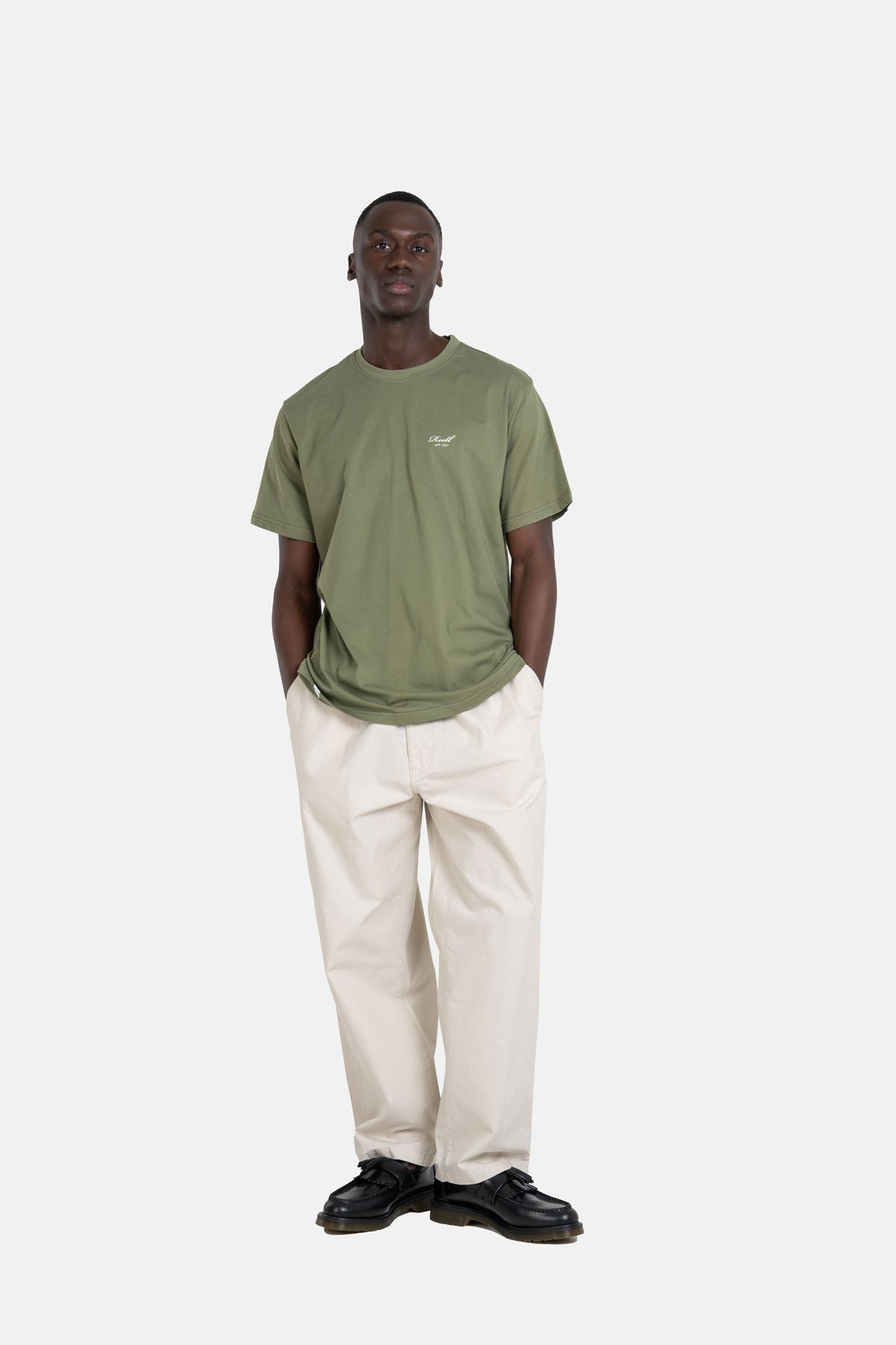 Staple Logo T-Shirt Olive