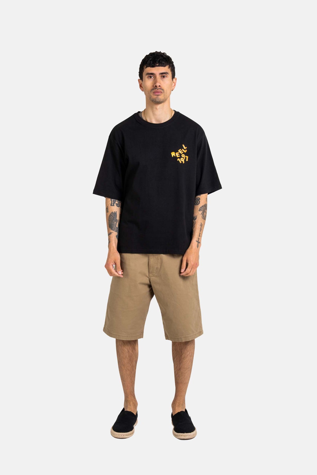 Orange Peel T-Shirt Deep Black