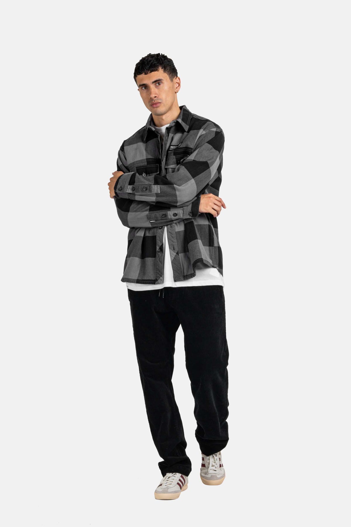 Freeman Shirt Check Black/Grey