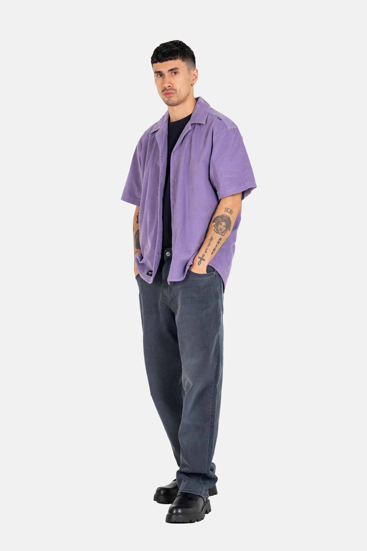 Resort Cord Shirt Lavender Purple