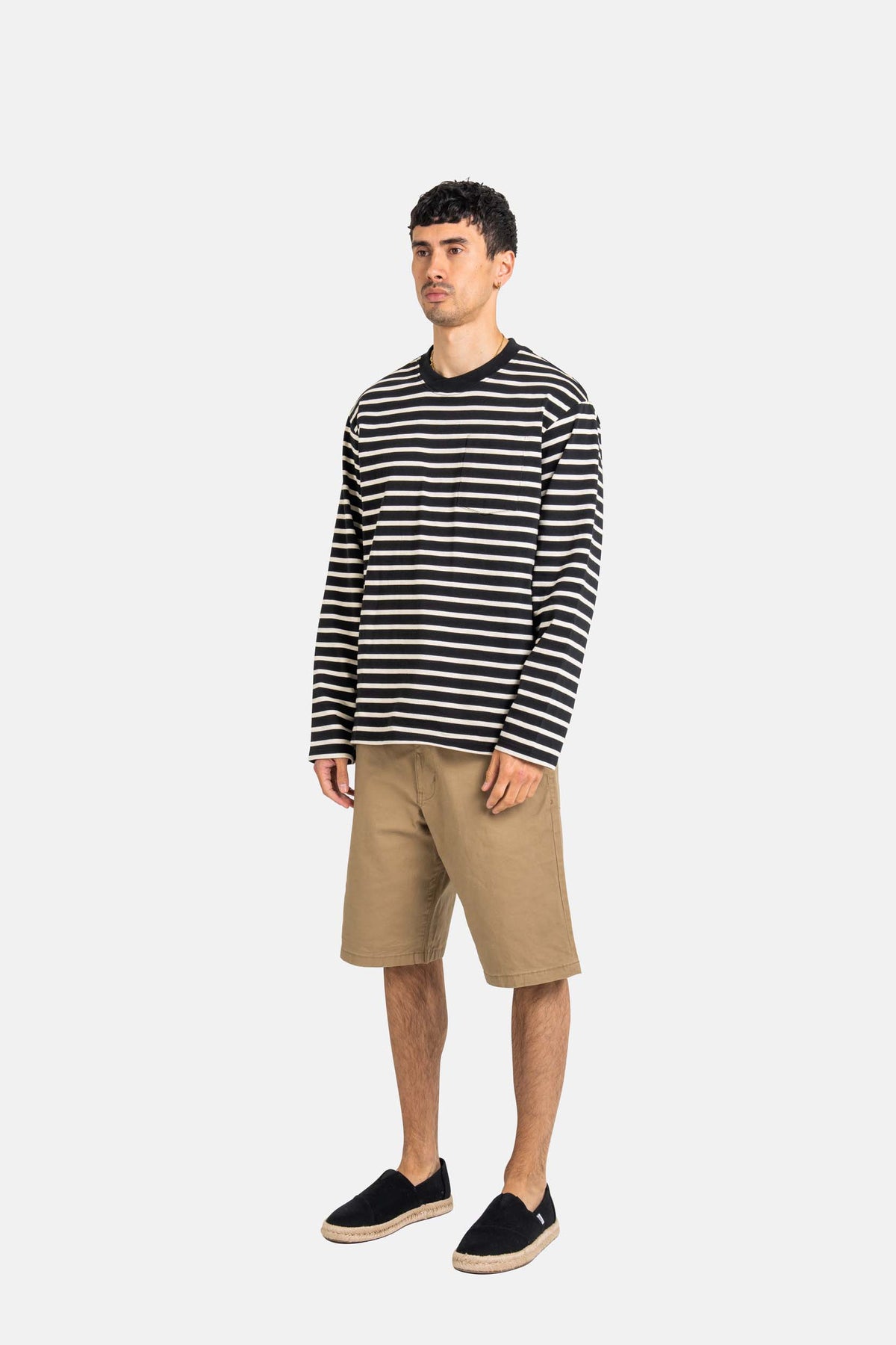 Cross Longsleeve Black / Offwhite