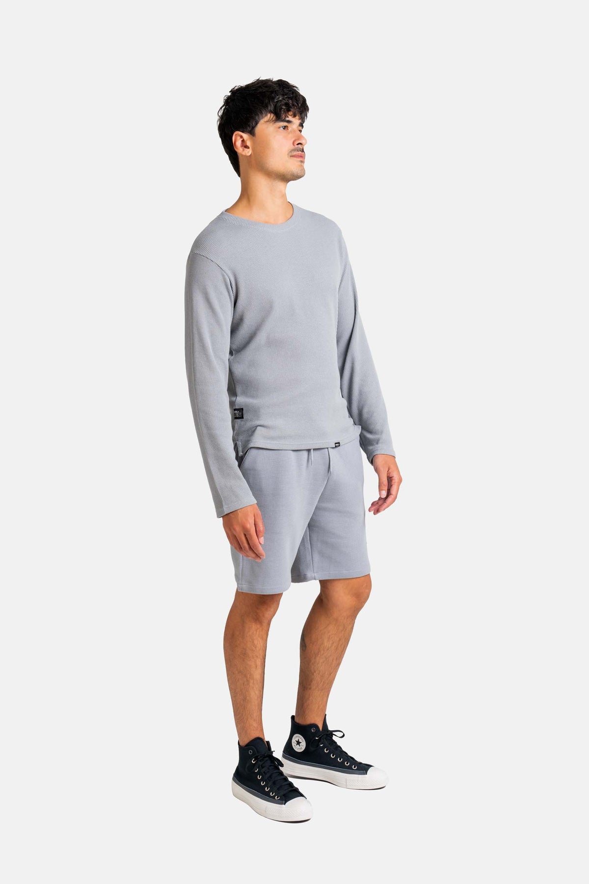 Waffle Longsleeve Waffle Chiseled Stone