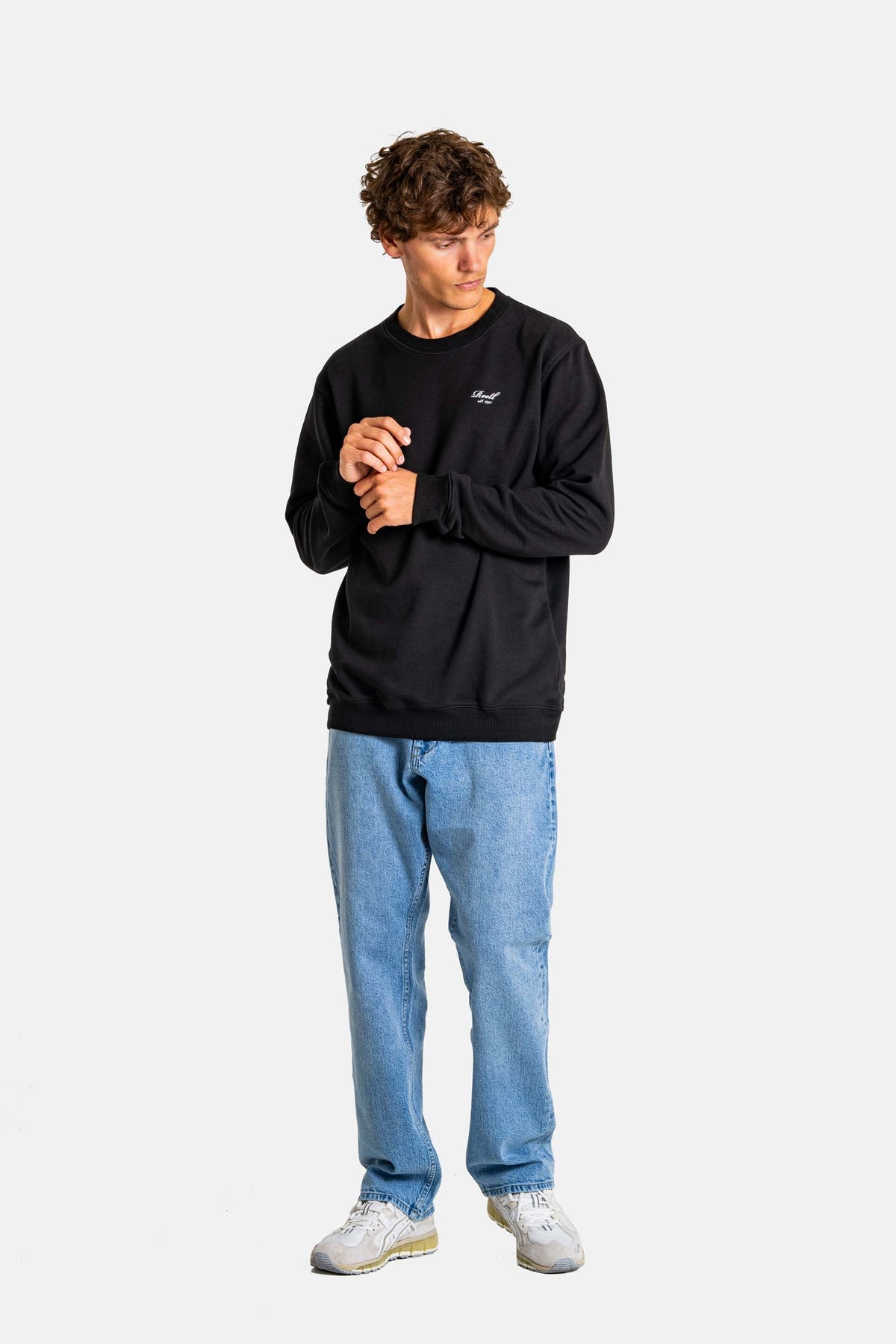 Staple Terry Crewneck Deep Black