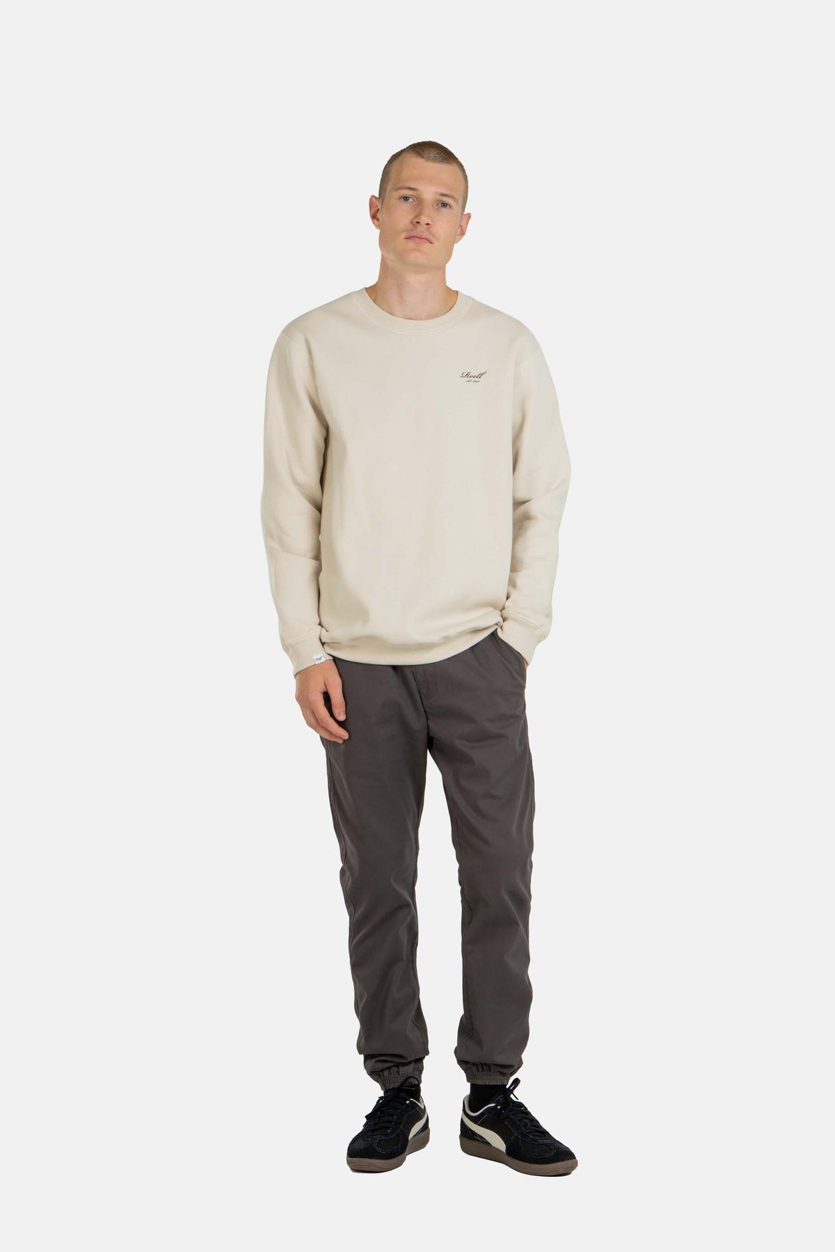 Staple Logo Crewneck Dirty White