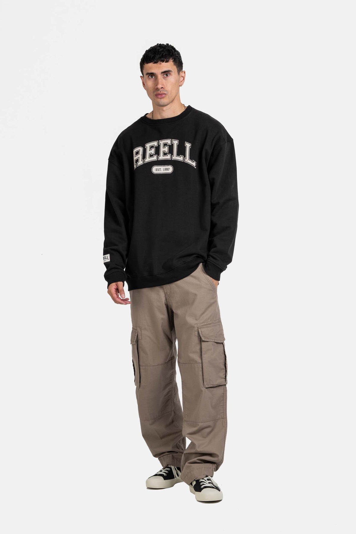 Team Crewneck Deep Black