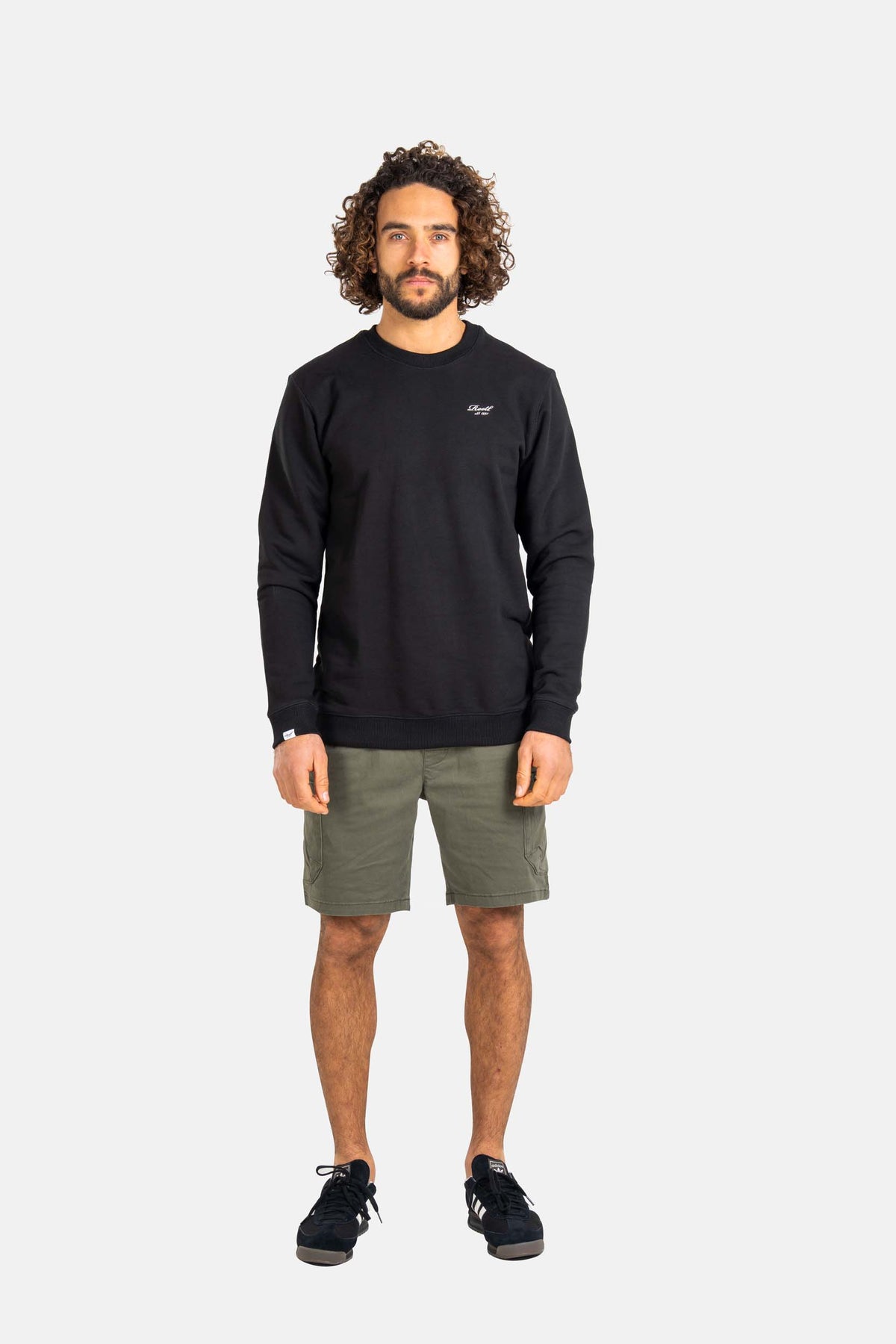 Staple Terry Crewneck CO Deep Black
