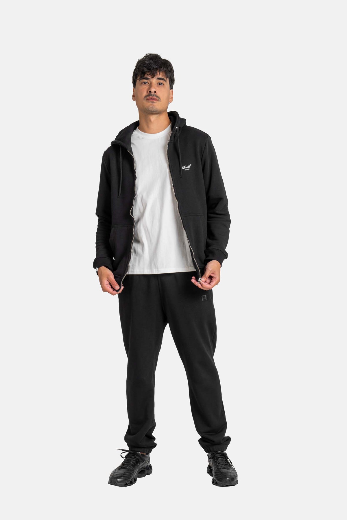 Staple Terry Zip Hoodie CO Deep Black
