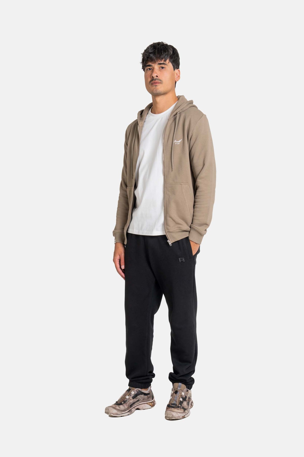 Staple Terry Zip Hoodie CO Fallen Rock