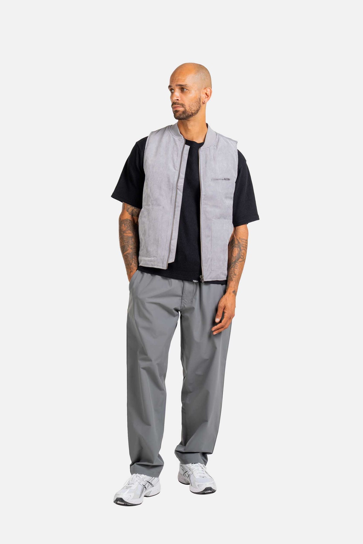 Carver Vest Stone Grey