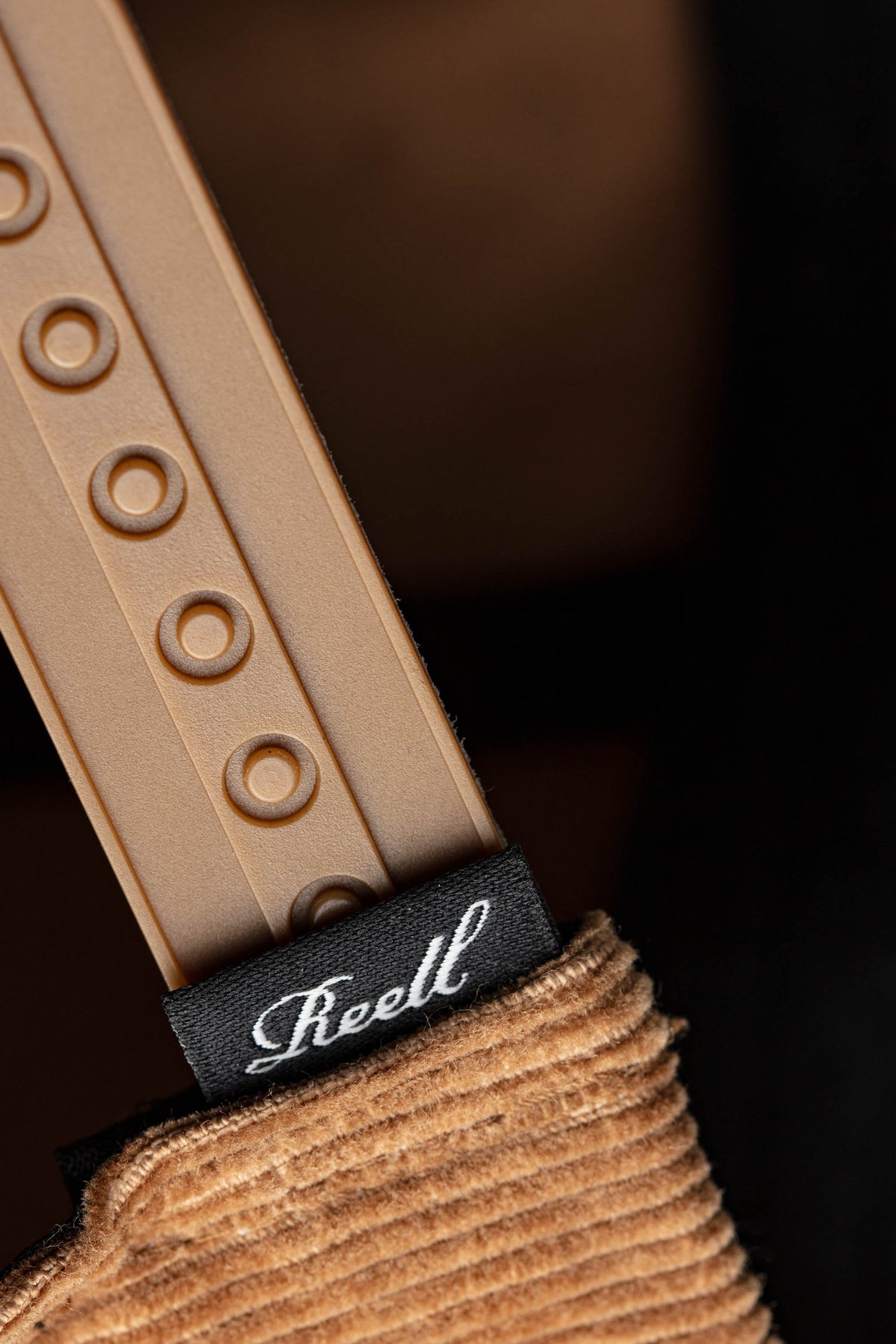 Flat 6-Panel Cap Copper Brown Cord