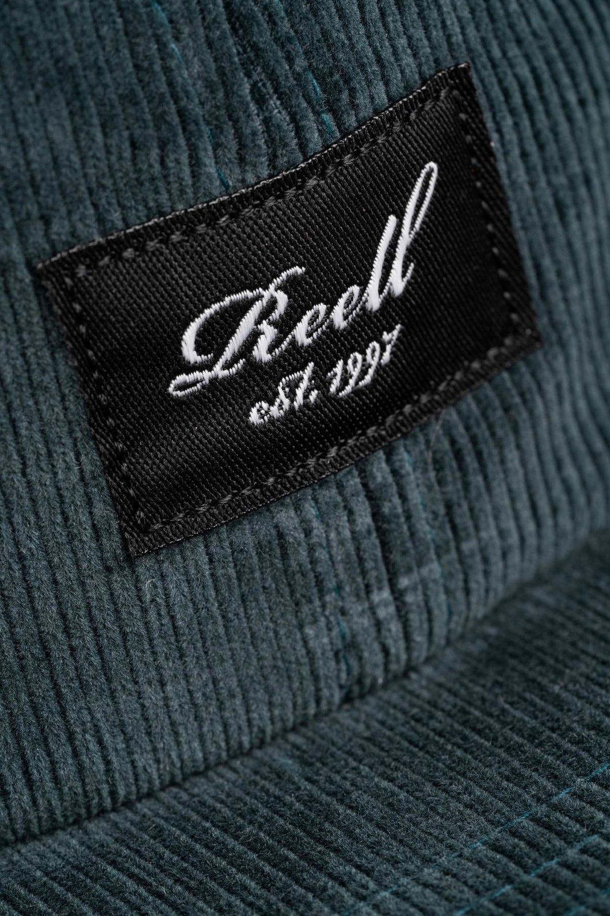 Flat 6-Panel Cap Dark Green Cord