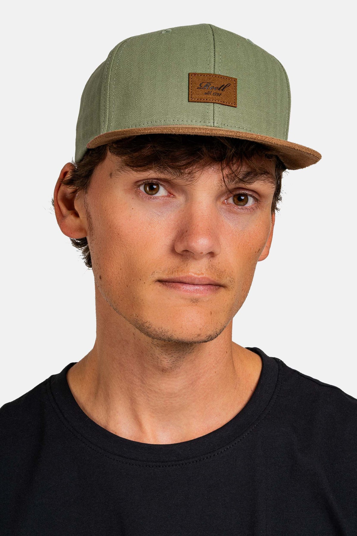 Suede Cap Seagrass Herringbone