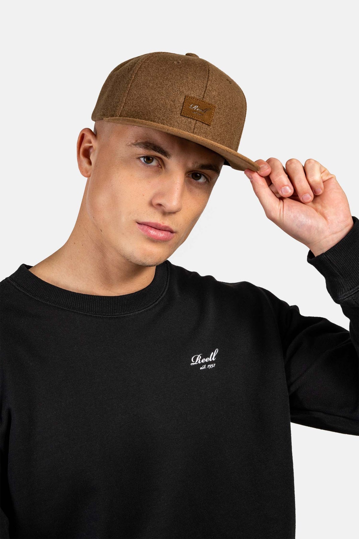Suede Cap Latte Brown