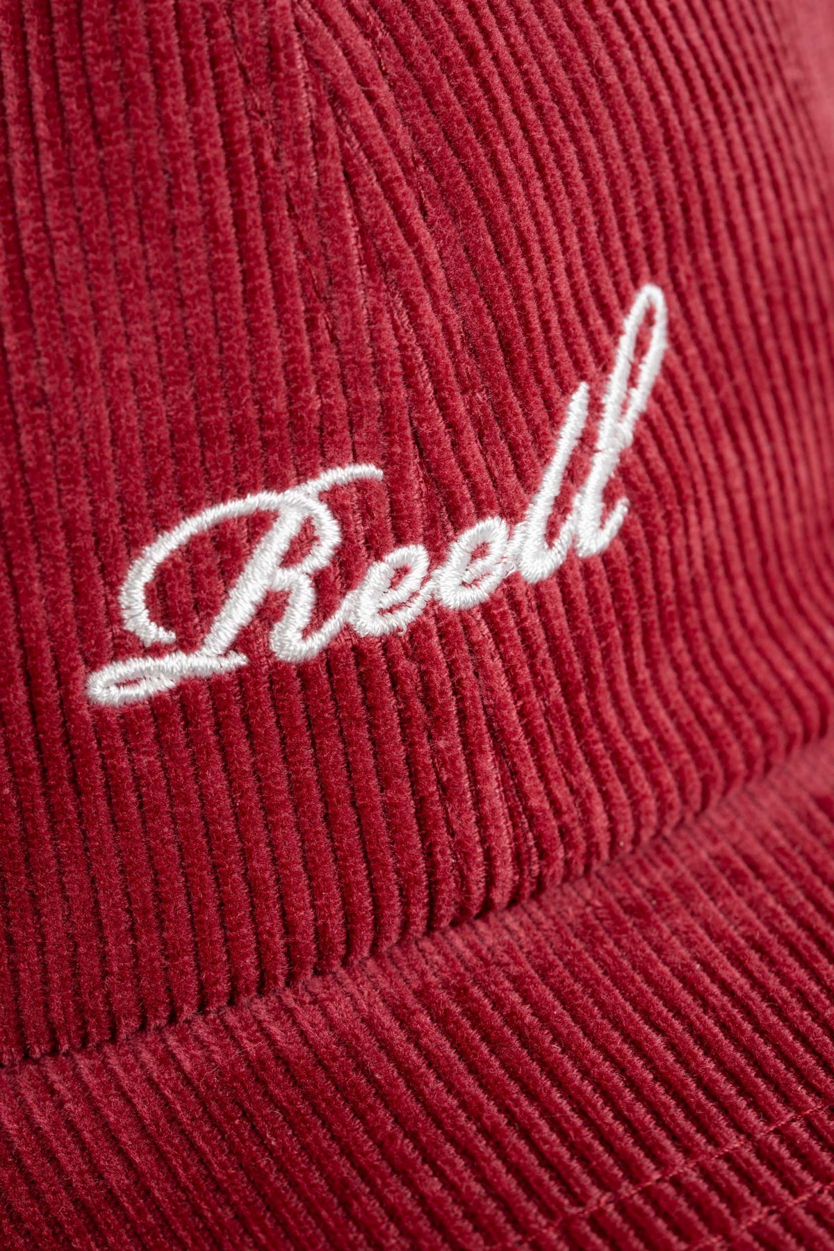 Single Script Cap Dark Red Cord